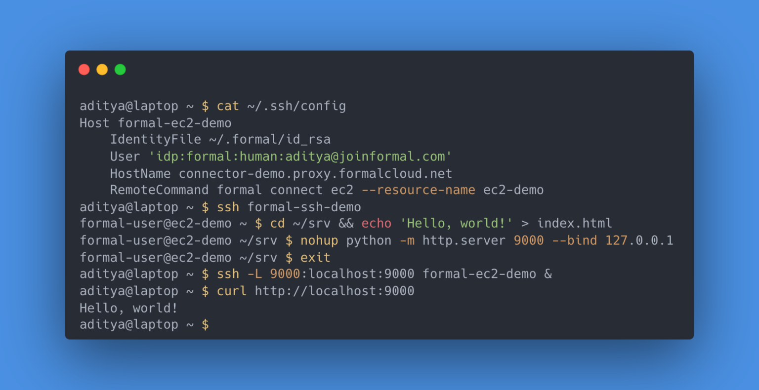 Unified port forwarding flow for SSM remotes